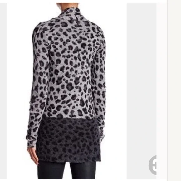 Philosophy Women's Ombre Leopard Cashmere Cardigan